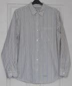 Mens striped shirt Banana Republic L Chest pocket Long sleeves Cotton TE