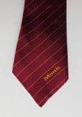 Monk vintage corporate tie logo company work uniform Triad silk polyester mix