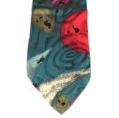 Oakland vintage silk tie with abstract pattern Made in Italy