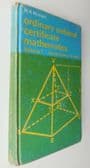 Ordinary National Certificate Mathematics vol1 maths college text book 1970s ONC