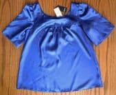 Papaya blue top Ladies smart casual wear UK womens size 10 BNWT