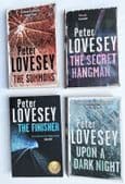 Peter Lovesey bundle 4 Diamond books Finisher Summons Secret Hangman Dark Night