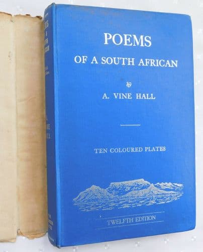Poems of a South African by A Vine Hall poetry book 1940s illustrated by Detmold