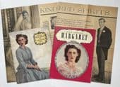 Princess Margaret & 19th Birthday Book 2 vintage 1940s booklets Royal Family