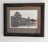 River Teith at Callander signed framed photograph Church Bridge old picture