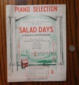 Salad Days piano selection Slade and Reynolds musical Vintage 1950s sheet music