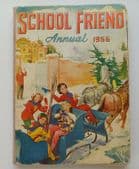 School Friend Annual 1956 vintage childrens book girls cartoons and stories