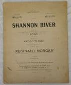 Shannon River John McCormack song vintage sheet music by Kathleen Egan R Morgan