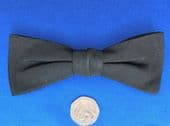 Slimline Wembley bow tie black clip on vintage mens formal tuxedo dress wear JH