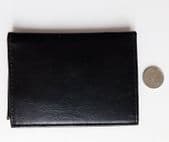 Small black credit card holder wallet suitable for men or women