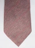St Michael vintage 1970s tie striped red and grey Marks and Spencer made UK M&S
