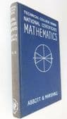 Technical College National Certificate Mathematics vol 2 1950s school maths book