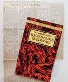 The Red Badge of Courage book by Stephen Crane war novel with Times article 1951