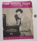 The Singing Piano vintage sheet music Waltz theme by Tolchard Evans 1950s