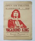 The Vagabond King Scarborough Theatre programme 1950 Ruthene Leclerc David Tree