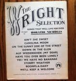 The Wright Selection vintage 1950s song book No Bananas Boomps A Daisy music