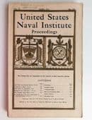 United States Naval Institute Proceedings April 1921 book magazine America 1920s