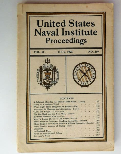 United States Naval Institute Proceedings July 1925 US navy magazine book 1920s