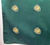 Vintage 1950s Terylene scarves crest school regimental 29" square UNUSED