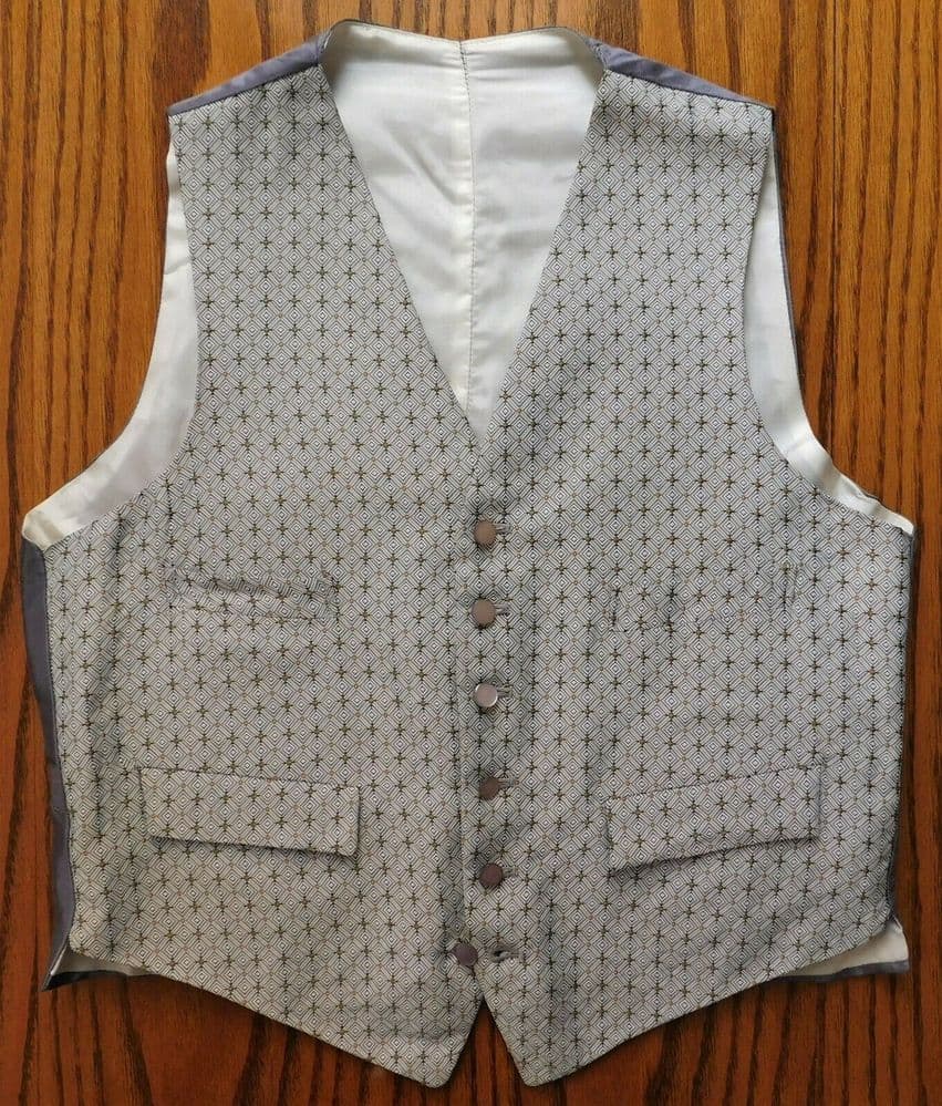 Vintage 1950s Tricel waistcoat in superb condition 4 pockets Mens vest ...