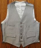 Vintage 1950s Tricel waistcoat in superb condition 4 pockets Mens vest 40" chest