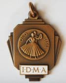 Vintage 1960s IDMA medal International Dancing Masters Association 1966 Swallow