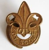 Vintage brass badge Boy Scouts youth organisation