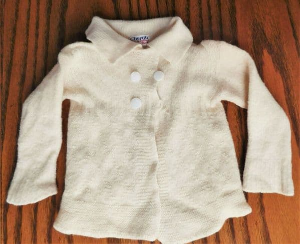 Vintage Cherub baby pram coat pure wool 1930s 1940s size 12 inch DISPLAY ONLY N