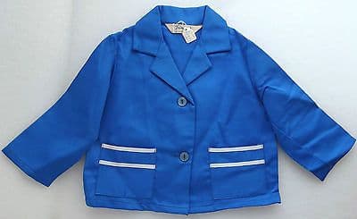 Vintage childrens clothes 1950s Girls blazer TRIMSONA Age 1 2 year sailor jacket