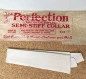 Vintage collar The Perfection Wonderful semi-stiff size 13.5" UNUSED  c 1920s