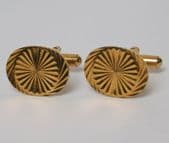 Vintage goldtone cufflinks for men or ladies cheap and cheerful tw