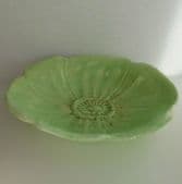Vintage green bowl salad ware 9 inches x 7 inches (23 cm x 18 cm)