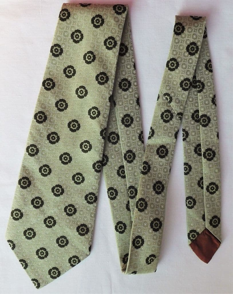 Vintage kipper tie by Golden Tassel 1970s fashion British made 4 25 ...