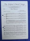 Vintage sheet music The Weaver Catalan folk song OXFORD CHORAL choir Pitfield