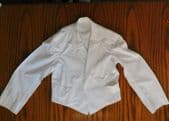 Vintage short jacket naval style hand finished possibly theatre costume chest 36