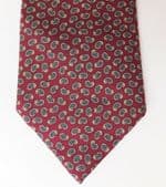 Vintage silk Paisley tie by Debenhams Made in Great Britain circa 1980s