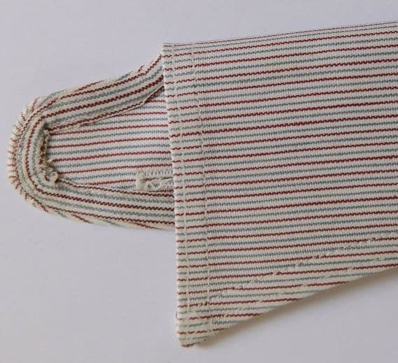 Vintage striped shirt collar size 18 Radiac Rex UNUSED detachable semi-stiff