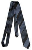 Vintage terylene skinny tie High Class De Luxe made in Switzerland striped slim