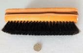 Vintage travel brush for shaving and grooming kit Wood and Leather with zip