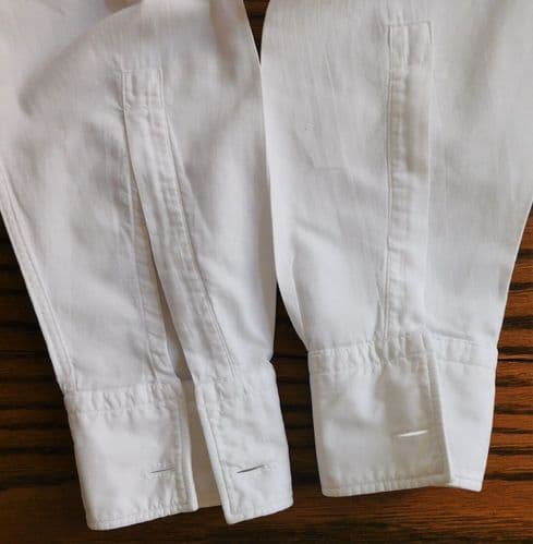 Vintage tunic shirt pin tuck bib size 14.75 inch Crook & Sons Bath mens formal
