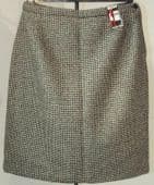 Vintage tweed skirt UNUSED 1970s wool mix BREDO SKIRTS Waist 36 inch