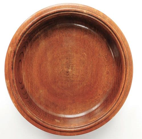 Vintage wooden bowl 10.5