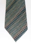 Vintage zigzag stripe tie by Corneliani made in Italy IMPERFECT