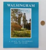 Walsingham A Place of Pilgrimage for 700 Years 1989 guide book Abbey Norfolk