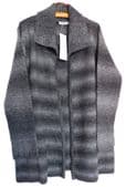 Warm cardigan UK size 16 by Emreco Wool blend vintage BNWT kilt pin fastening