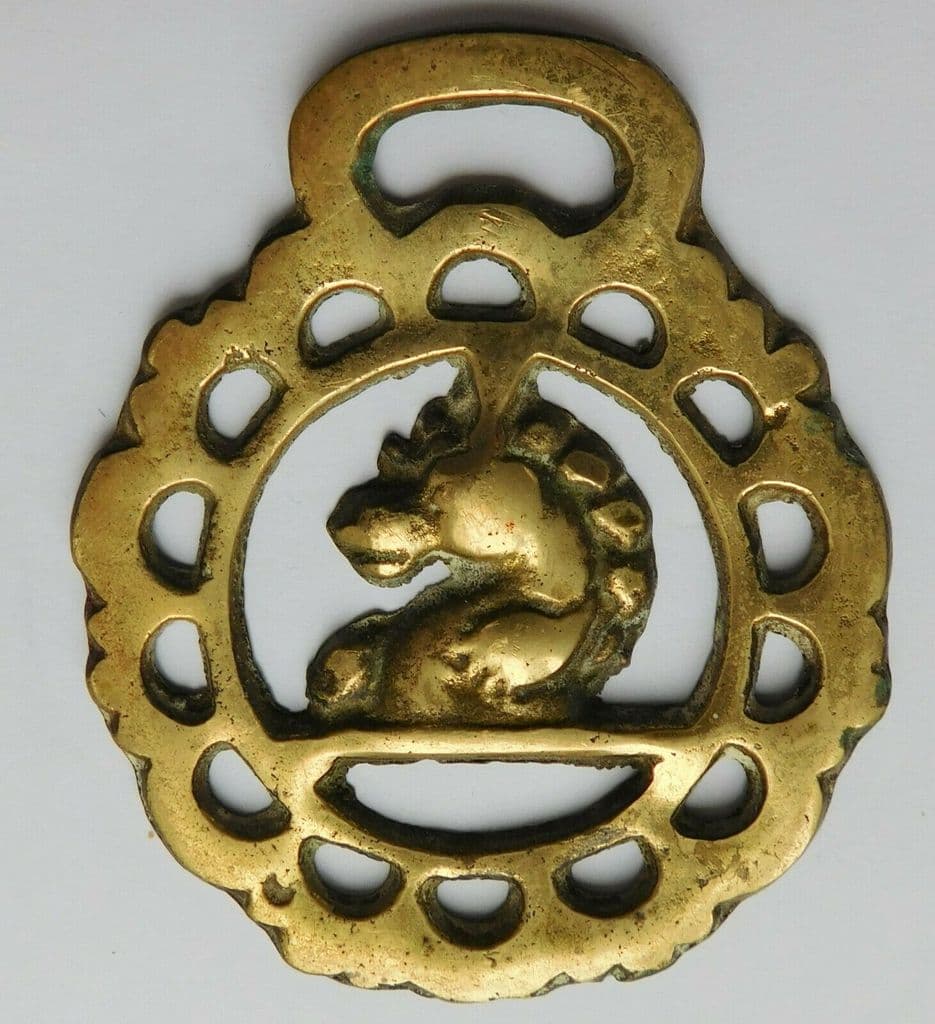 Vintage & Antique Horse Harness Brass Medallions. -  UK