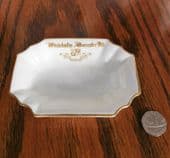 Windshields of Worcester ash tray pin dish Royal Worcester china vintage 1950s