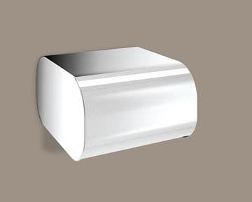 Gedy Outline Toilet Roll Holder With Cover Chrome 3225-13