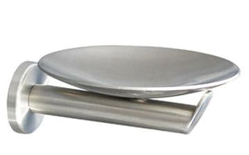 Urban Steel Metal Soap Dish Brushed- CC01