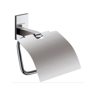 Gedy Maine Toilet Roll Holder With Flap Chrome 7825-13